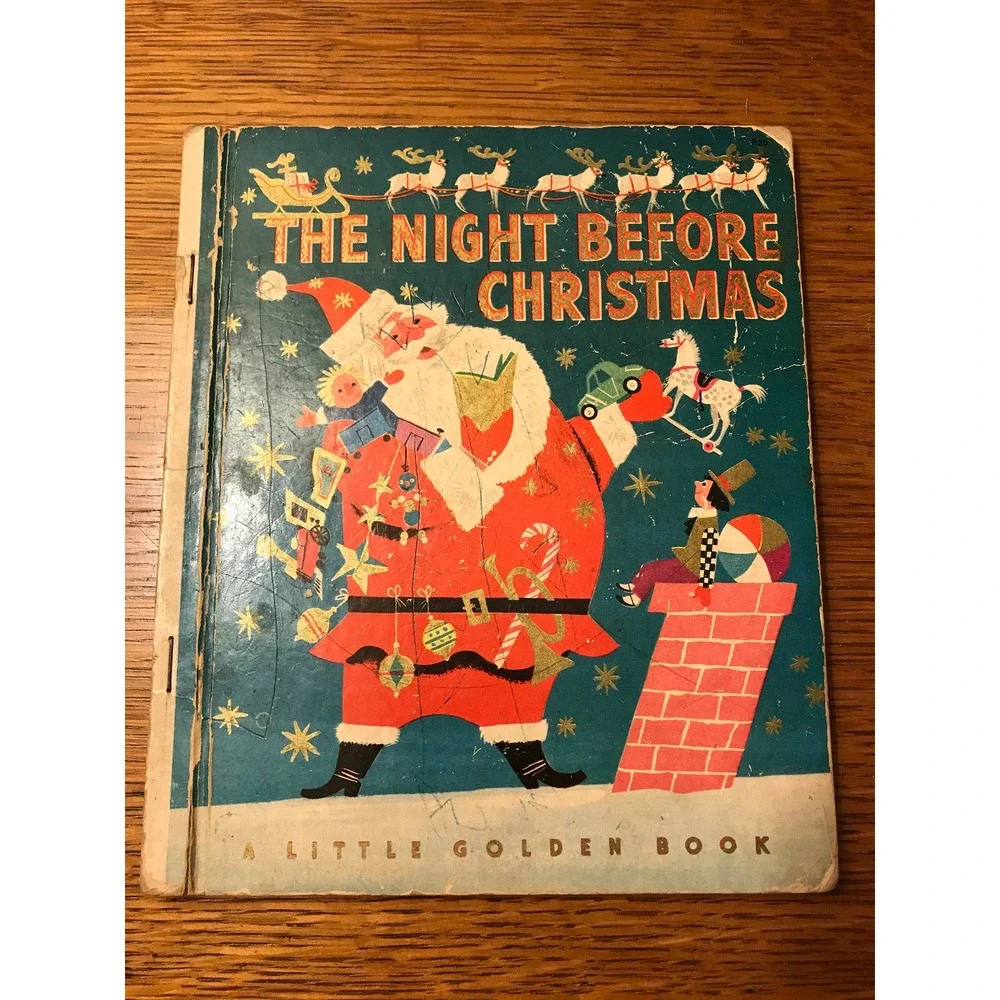 Vintage Golden Books, Children's Books, Christmas Golden Books, 1949, 1980, 1983